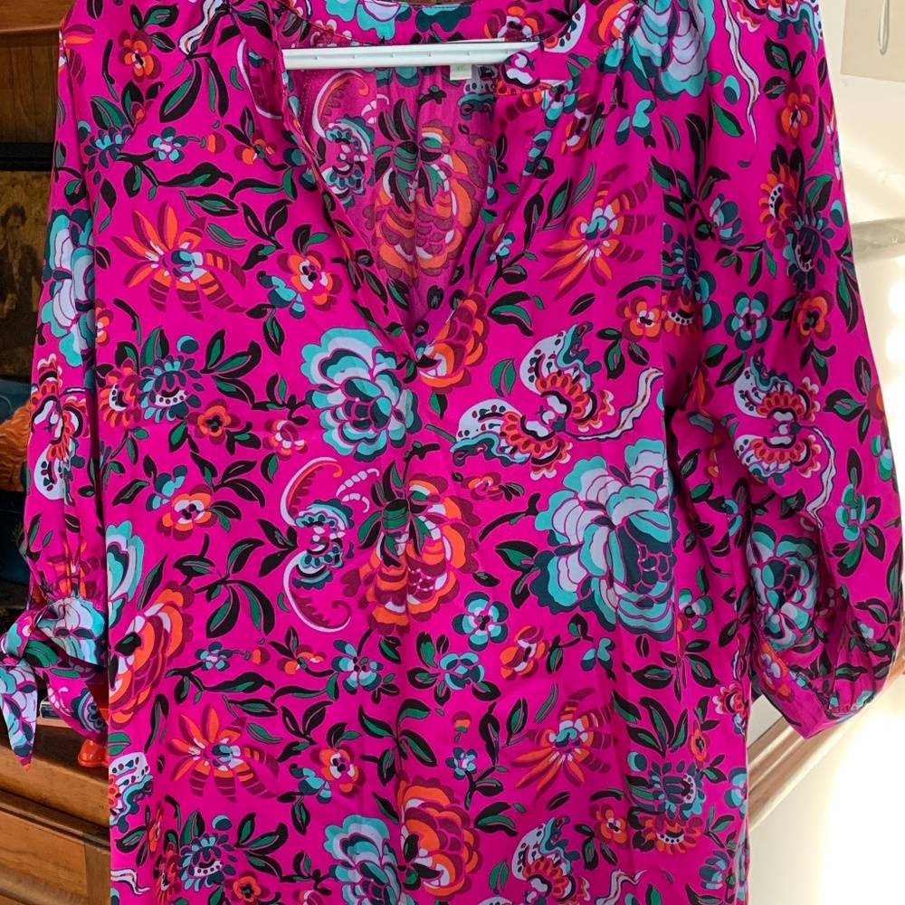 Jade by melody tam floral viscose blouse. Worn maybe once.